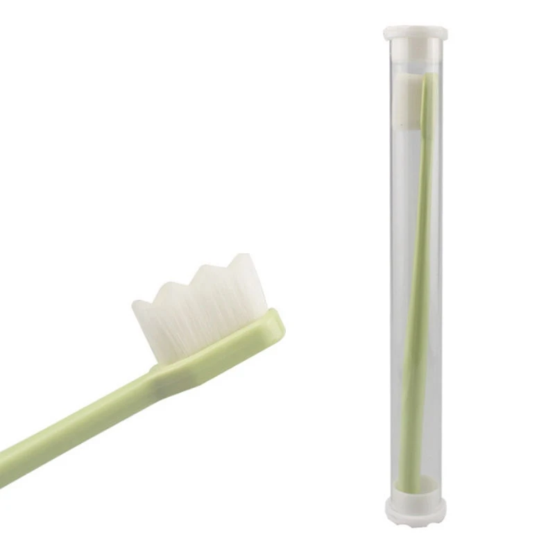 Женская зубная щетка 12000 мягкая микро нано для беременных женщин волос зеленый