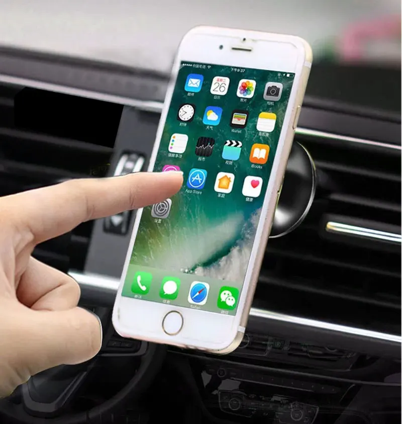 Автомобильный держатель для iphone xiaomi металлическая пластина железная ручка