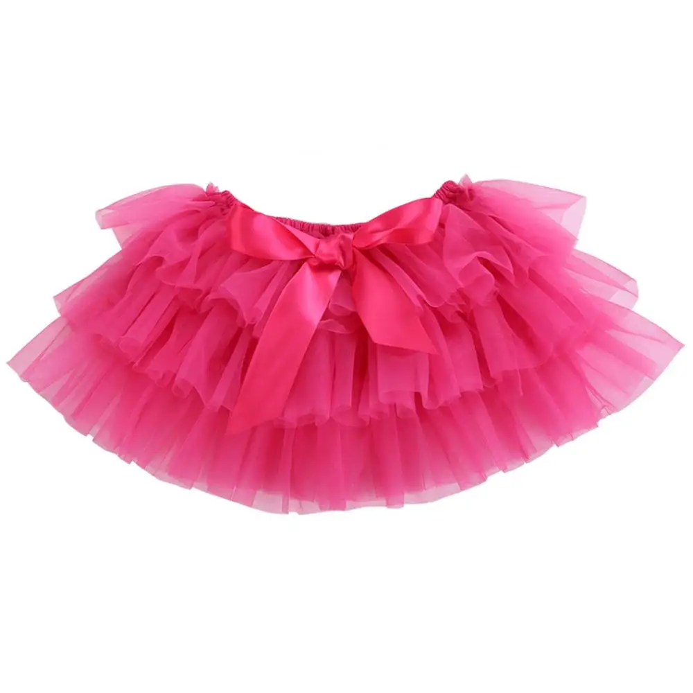 Детская балетная юбка пачка с рюшами для новорожденных девочек вечерние юбки