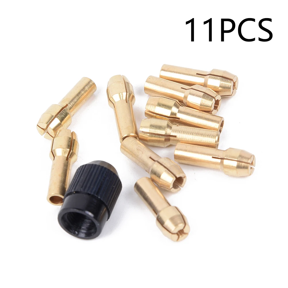 

10Pcs Chuck Collet Replacement Rotary Tool Accessories Set Industrial Nut