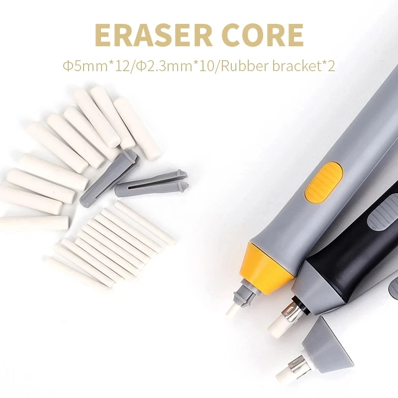 

Tenwin Electric Eraser For Drawing Sketch Details Highlight Erasure Replaceable Refill Children and Students Office Art Supplies