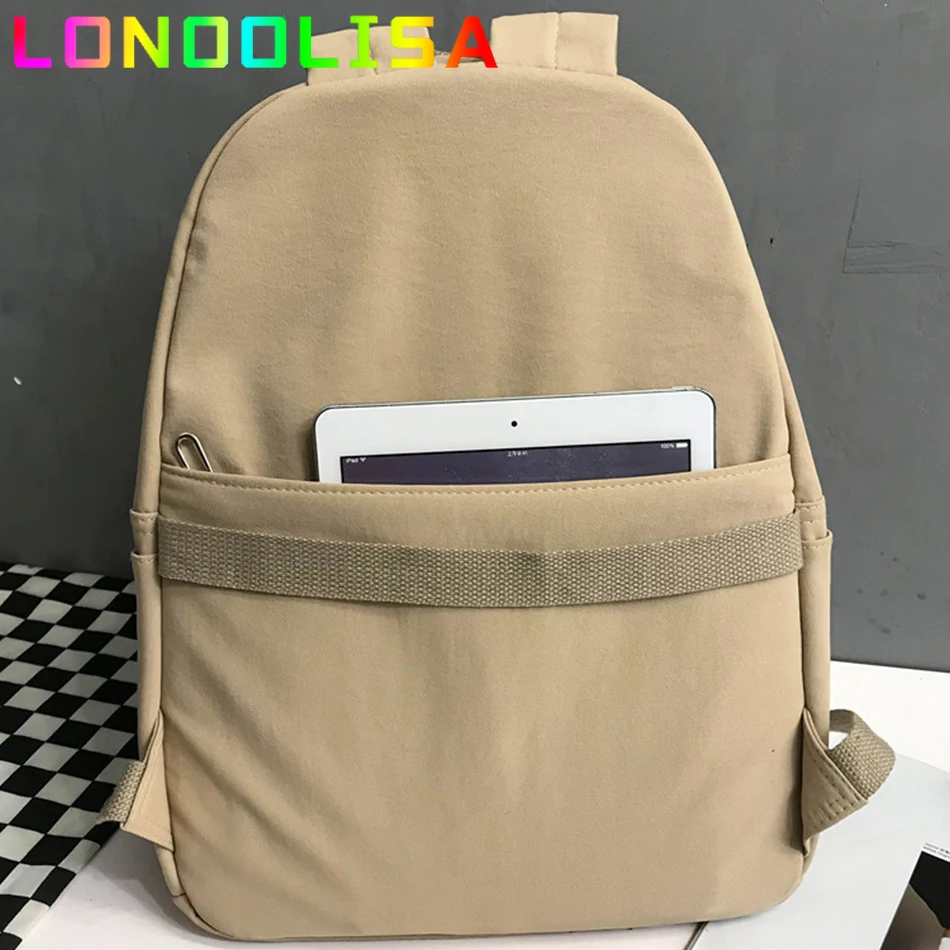 Модный рюкзак для девочек-подростков Простой Школьный ранец Вместительная