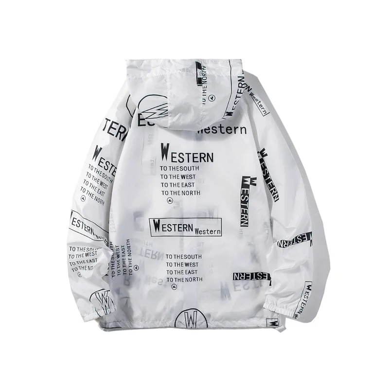 

2021 New Summer Jacket Men Large Size Ultra Thin Breathable Sun Outwer Clothes Teenagers Loose Basketball Sports Coat FS2990