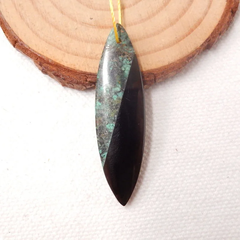 Оптовая продажа 1 шт. натуральный камень африканская бирюза обсидиан драгоценный