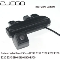 zjcgo hd ccd car rear view reverse back up parking trunk handle camera for mercedes benz e class w212 s212 c207 a207 e200 e220