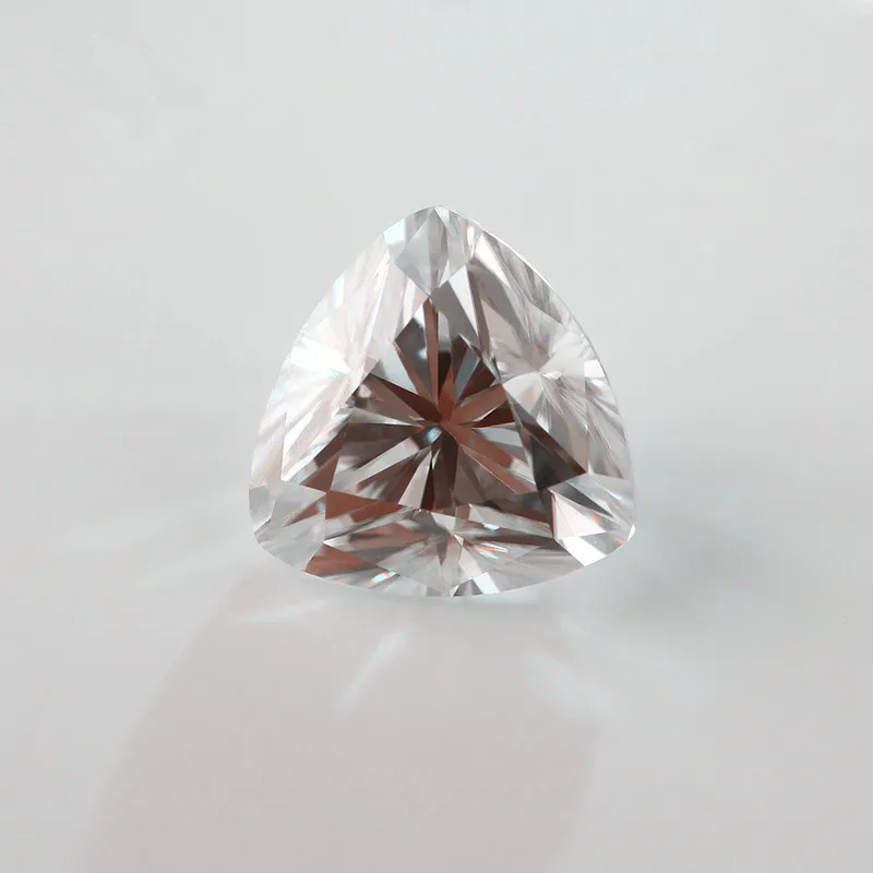 Оптовая цена 0 1 карат 3 мм D Цвет триллион Лаборатория Grown Moissanite Тест Положительный