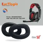 EarTlogis Запасные подушечки для SENNHEISER GSP 350 300 301 302 303 часть наушник крышка подушки чашки