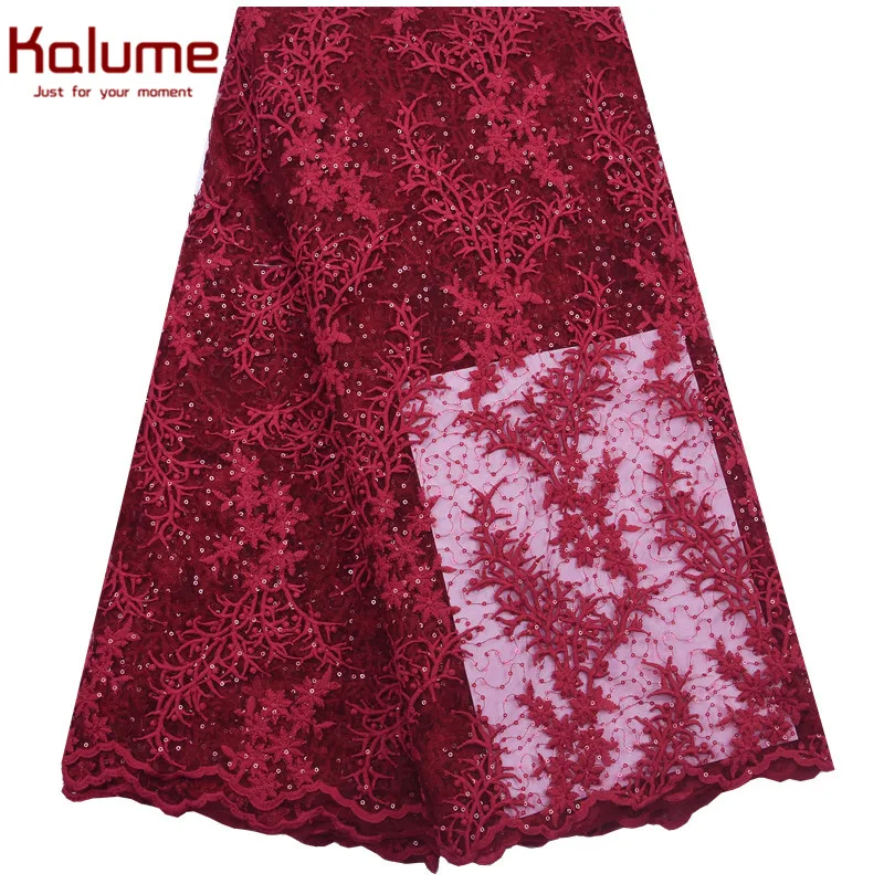 Зеленая 3d французская кружевная ткань африканская вышитая фатиновая с блестками