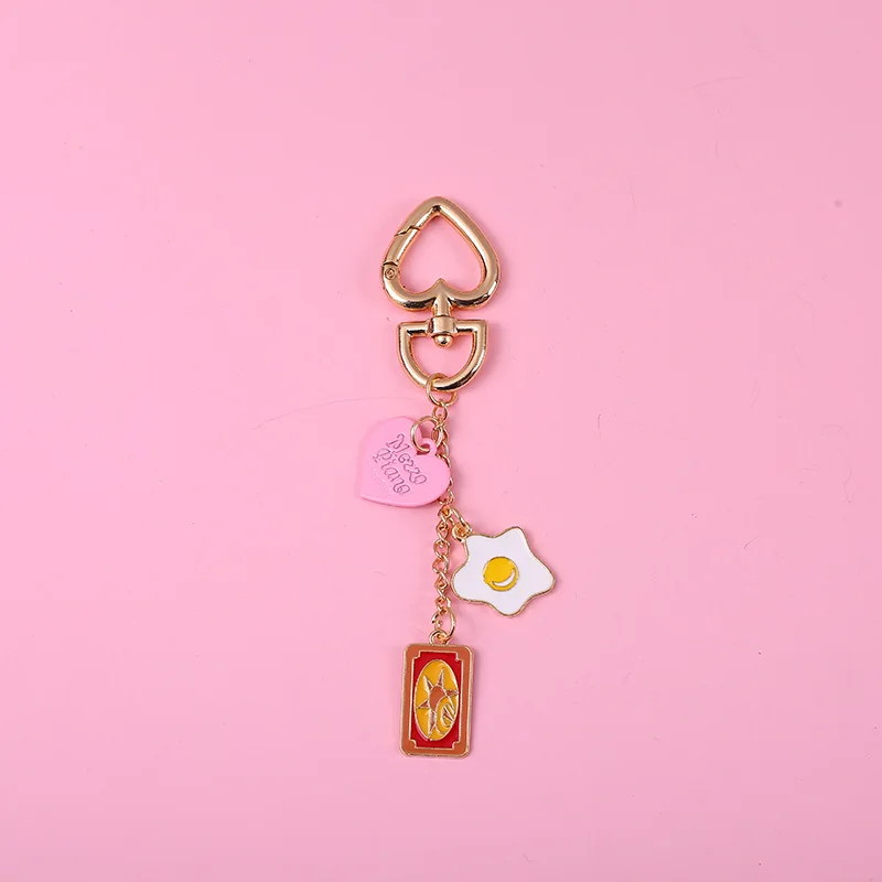 Новинка 2020 Милая Фея для девочек сплав брелок кулон мультяшная цепочка ключей
