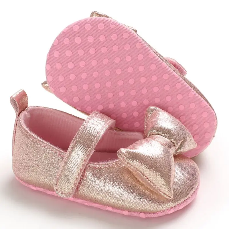 

Toddler Shoes Infant Anti-slip Baby Shoes Casual Baby First Walkers Big Bow Knot Girls Shoes