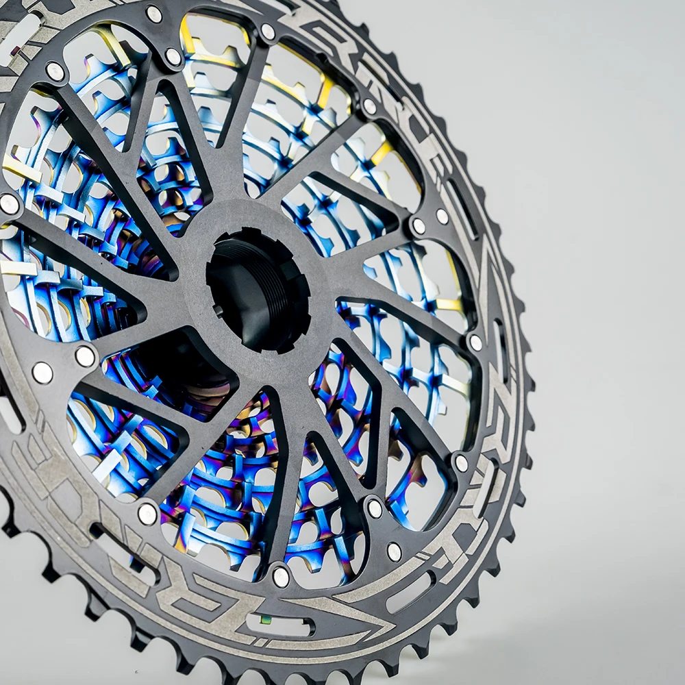 НОВАЯ кассета ZRACE ALPHA EX 12s XD 12 скоростей MTB велосипед с свободным ходом 10-50/52T Радуга