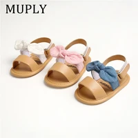 2021 baby summer clothing kids infant cute baby shoes for newborn baby girl shoes bowknot party princess beach shoes