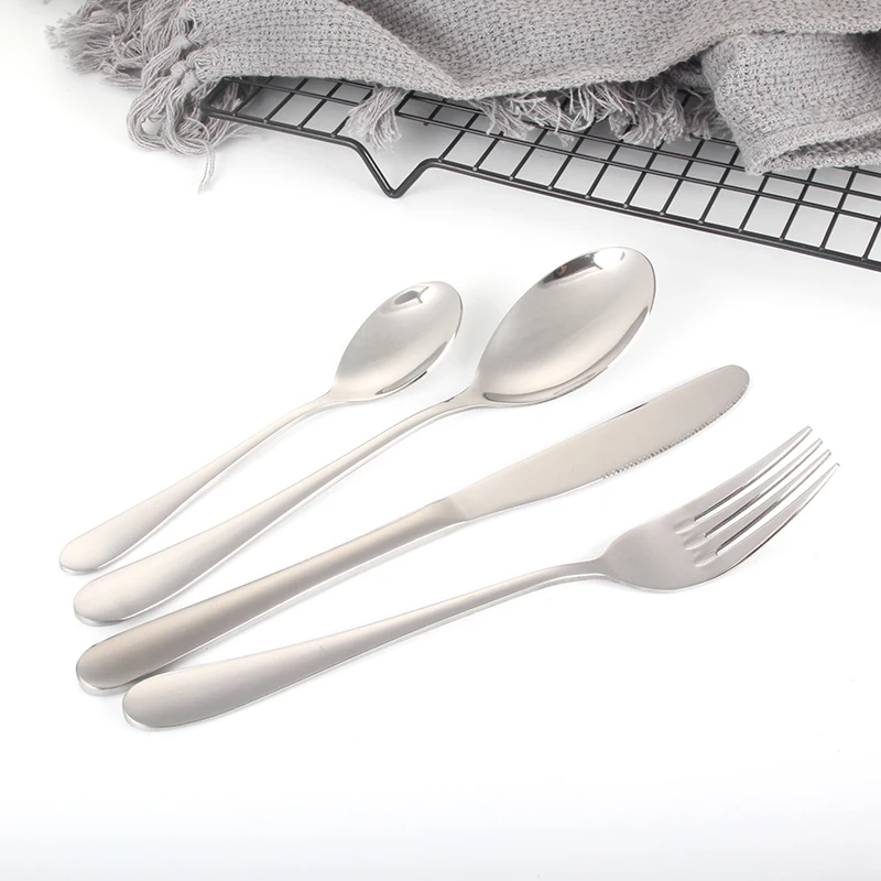 4 шт./компл. Porta золото Красочные посуда Нержавеющая сталь столовые приборы