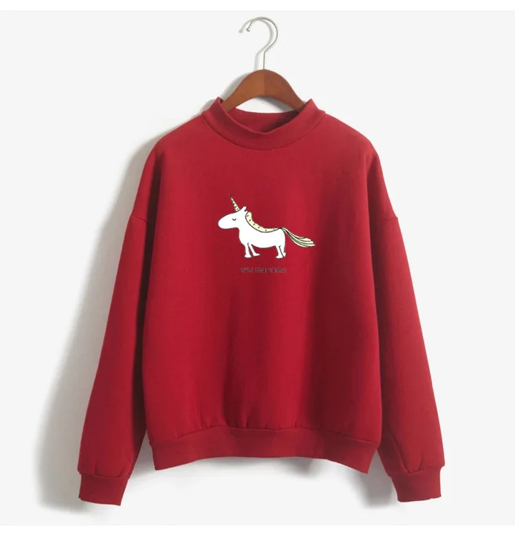 

unicorn women hoodies korean pink clothing gothic japanese streetwear 2021 festival clothing before christmas sweatshirts