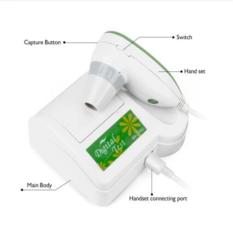 2020 инструмент для ухода за кожей портативный анализатор кожи лица/Стандартный