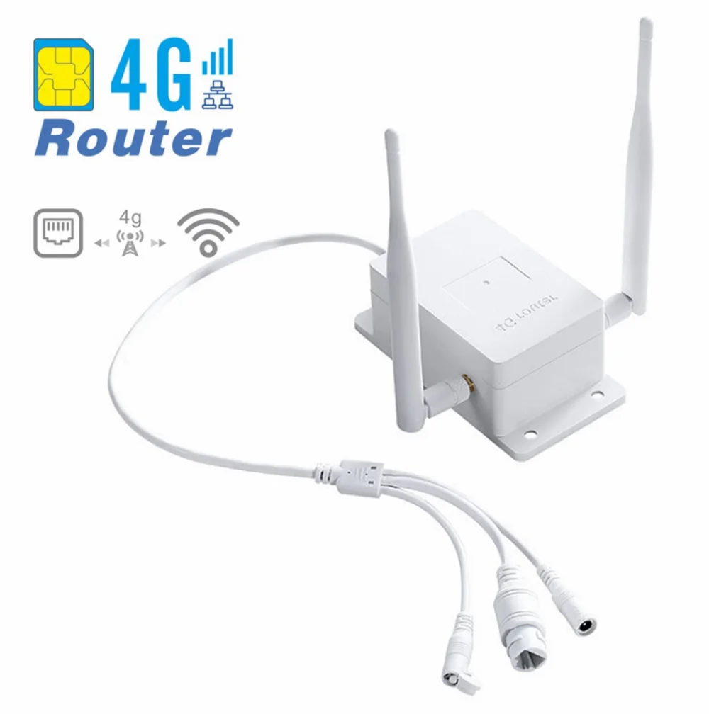 150 Мбит/с 4G Роутер SIM-карта водонепроницаемый беспроводной CPE Wi-Fi роутер CAT4 LTE 3G/4G SIM-карта сетевой роутер RJ45 IP-камера для улицы