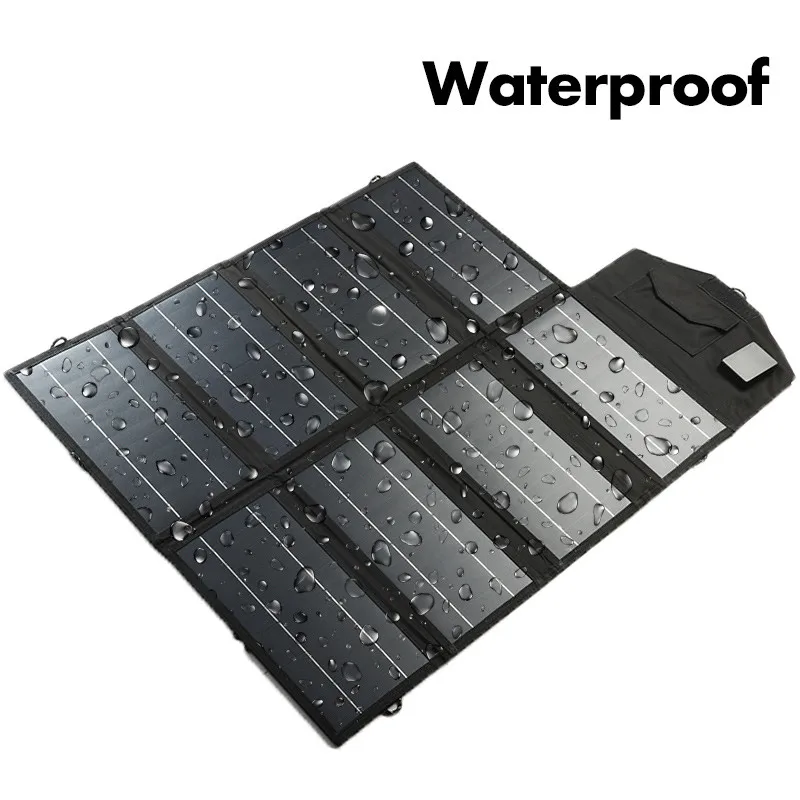 50w 12v solar panel kit dual usb port solar panels outdoor waterproof folding solar panel charger for car phone battery charger free global shipping