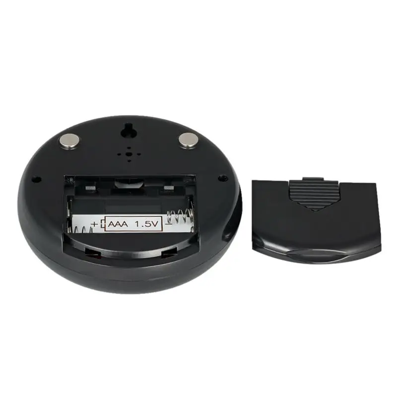 

Digital LCD Display Indoor Thermometer Hygrometer Round Wireless Electronic Temperature Humidity Meter Weather Station Tester bl