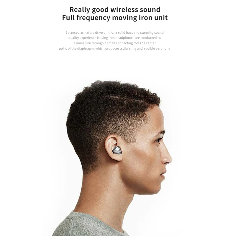 OTTWN T50 беспроводные Bluetooth наушники с сенсорным Bluetooth Handsfree control Bass стерео шумоподавлением наушники с шумоподавлением с зарядным устройством