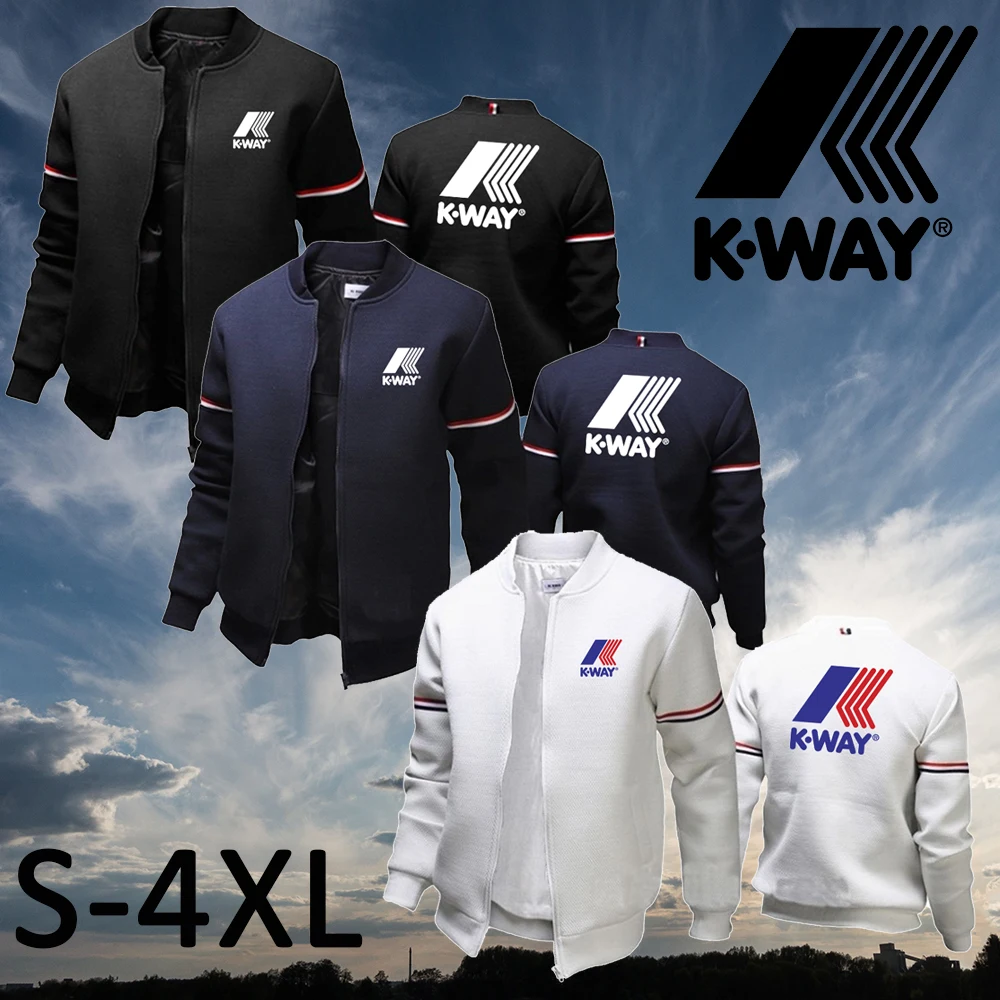 

Мужская бейсбольная куртка с воротником-стойкой, на молнии