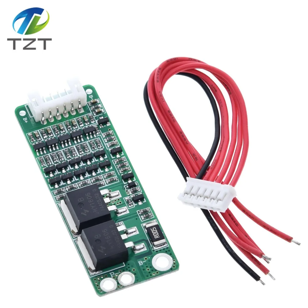 TZT 5S 15A литий-ионный литиевый аккумулятор BMS 18650 Защитная плата для зарядного устройства 18 в 21 в схема защиты сотового устройства
