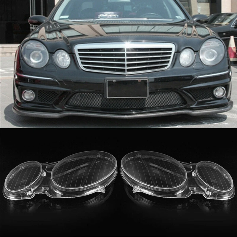 Автомобильная фара прозрачная линза для Mercedes Benz W211 E350 320 200 2002 2008 левый L|Фара авто