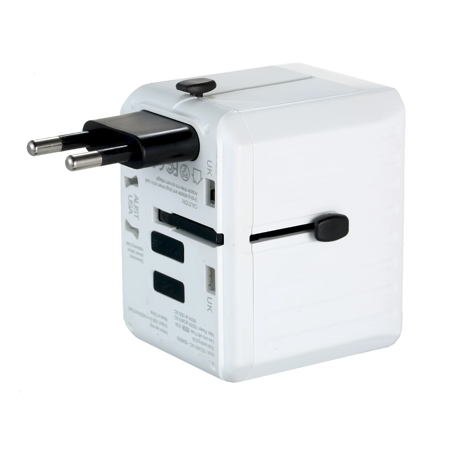 Дорожный адаптер с 4 USB портами по всему миру Универсальный дорожный настенное