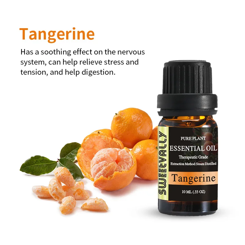 Эфирные масла Tangerine Sweetvally для улучшения сна с органическими эфирными маслами