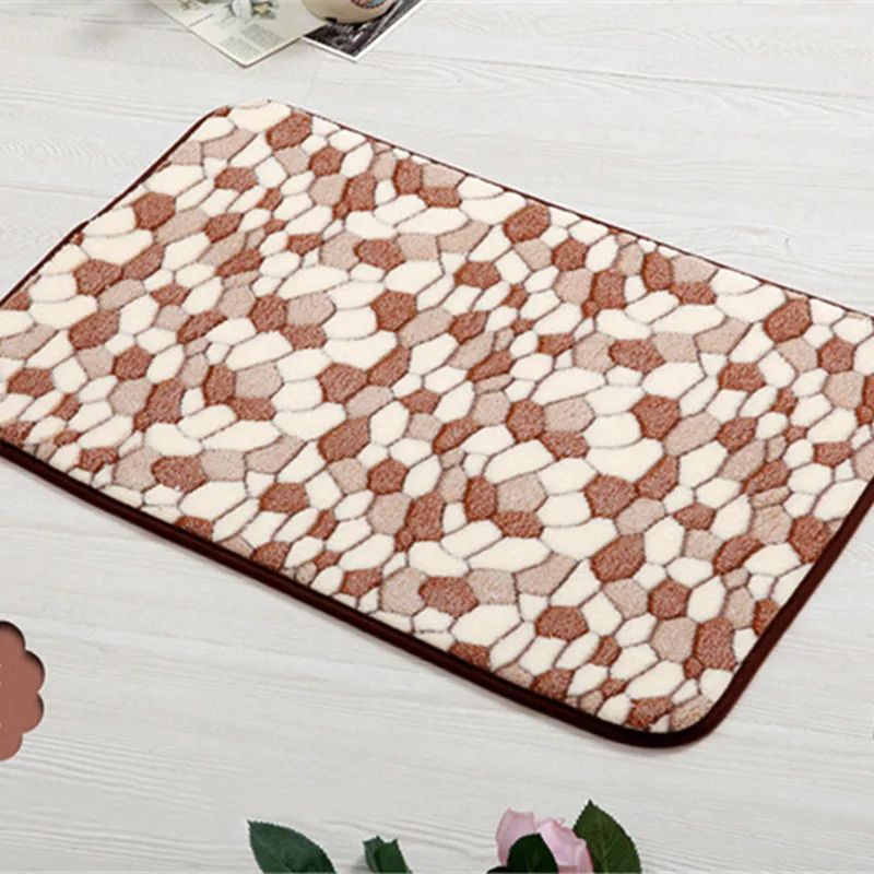 Новый размер 40 см * 60 украшение дома ковер Ванная комната ковролин разноцветный