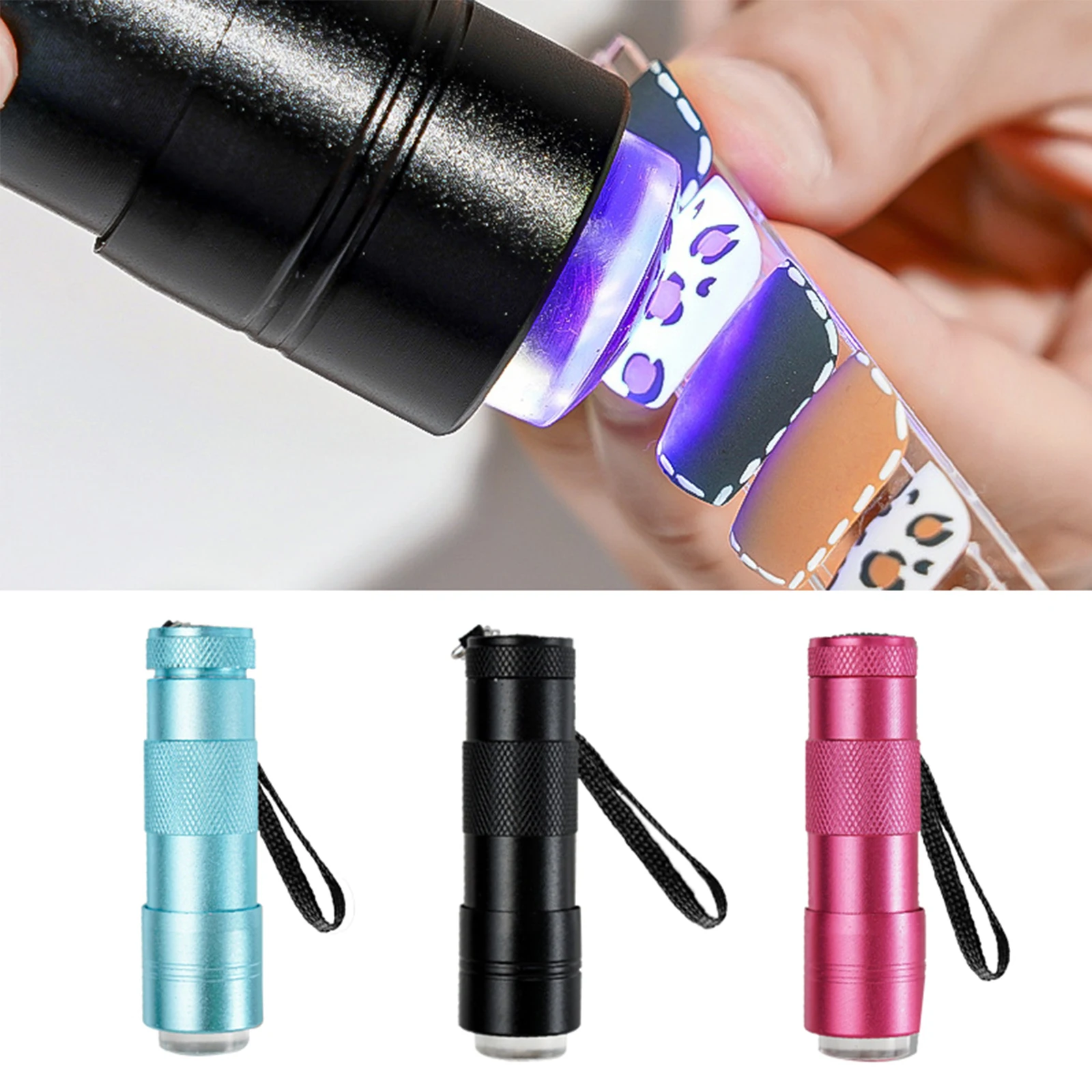 

Handheld Nail Art UV Press Light UV Lamp With Jelly Silicone Stamper Head Nail Art Stamp Polish Print Quick Dry Lamp