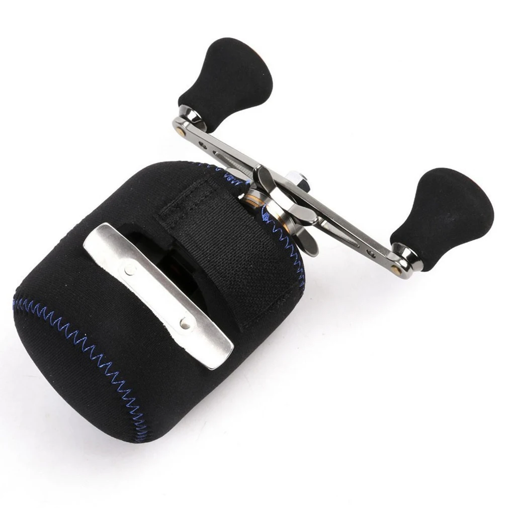 Fishing Casting Reel Cover Protective Storage Bag Spinning Pouch Black