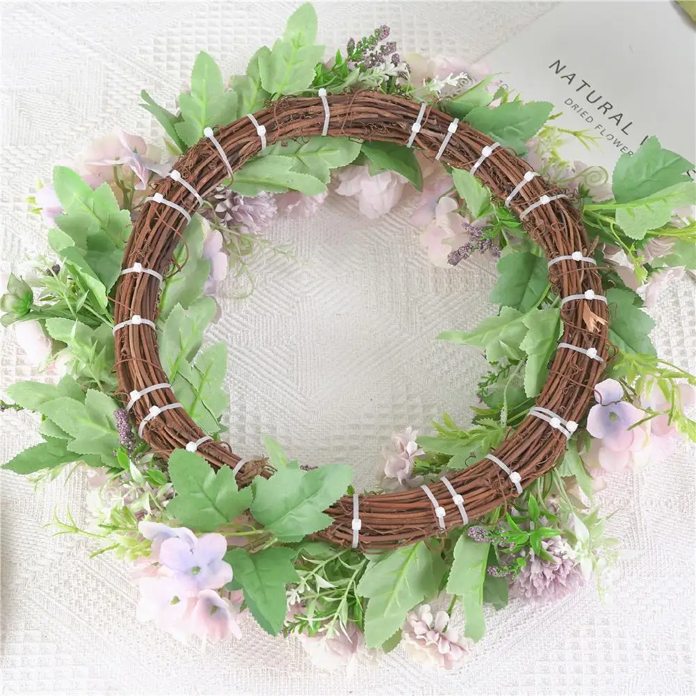 Имитация венка украшения с изображением дверей красочная гирлянда украшение на