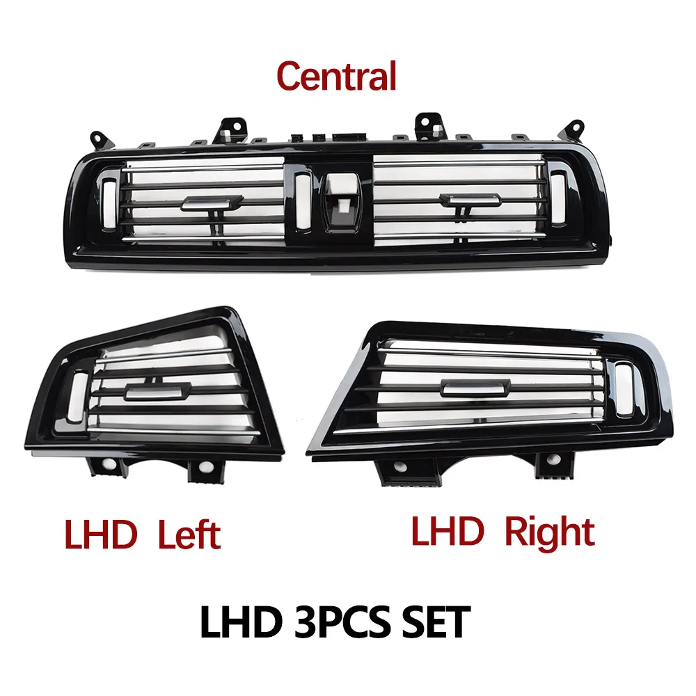 LHD RHD пианино-черная панель для приборной панели вентиляционного отверстия