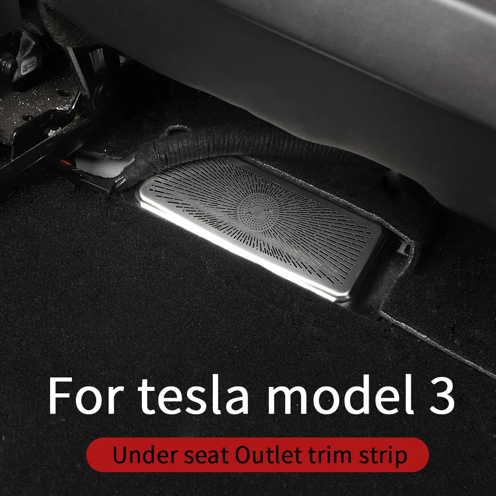 

Under the seat outlet cover for Tesla model 3 accessories/car accessories model 3 tesla three tesla model 3 carbon/accessoires