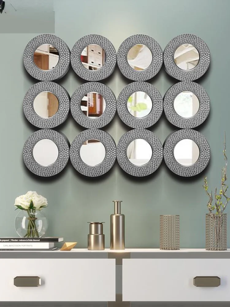 

Espejo de pared grande de 100cm, decoración sencilla para el hogar, grande, para dormitorio, sala de estar, colgante, 158197744