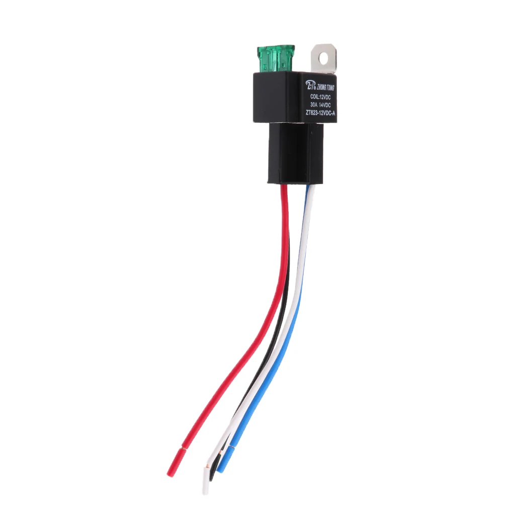 5 компл. Автомобиля 30A AMP 12V релейный комплект для вентилятора топливный насос свет