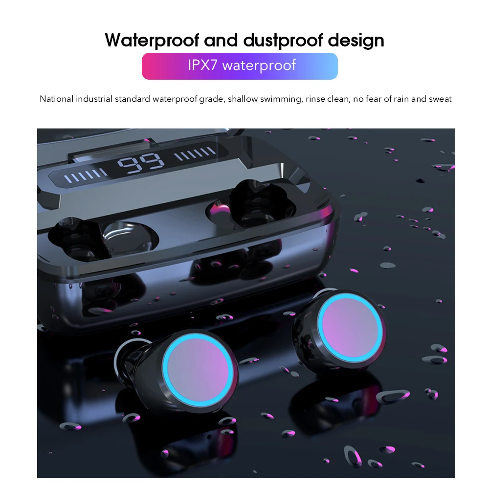 Беспроводные наушники с сенсорным управлением игровая стереогарнитура Bluetooth