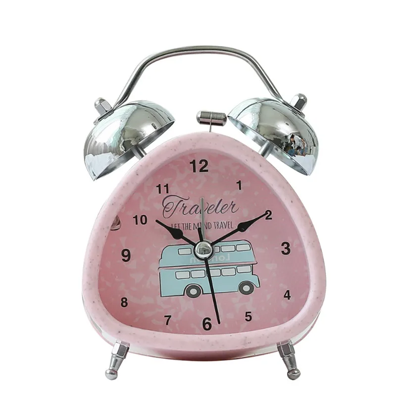 3 дюйма ночной Световой будильник модные милые Креативные в мультяшном стиле