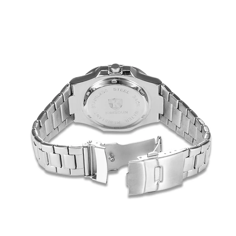

PP Fashion Men's Watches Rose Gold Stainless Steel Quartz Sports Elegant Luxury Wristwatch Waterproof Classic Luminous Watch Men
