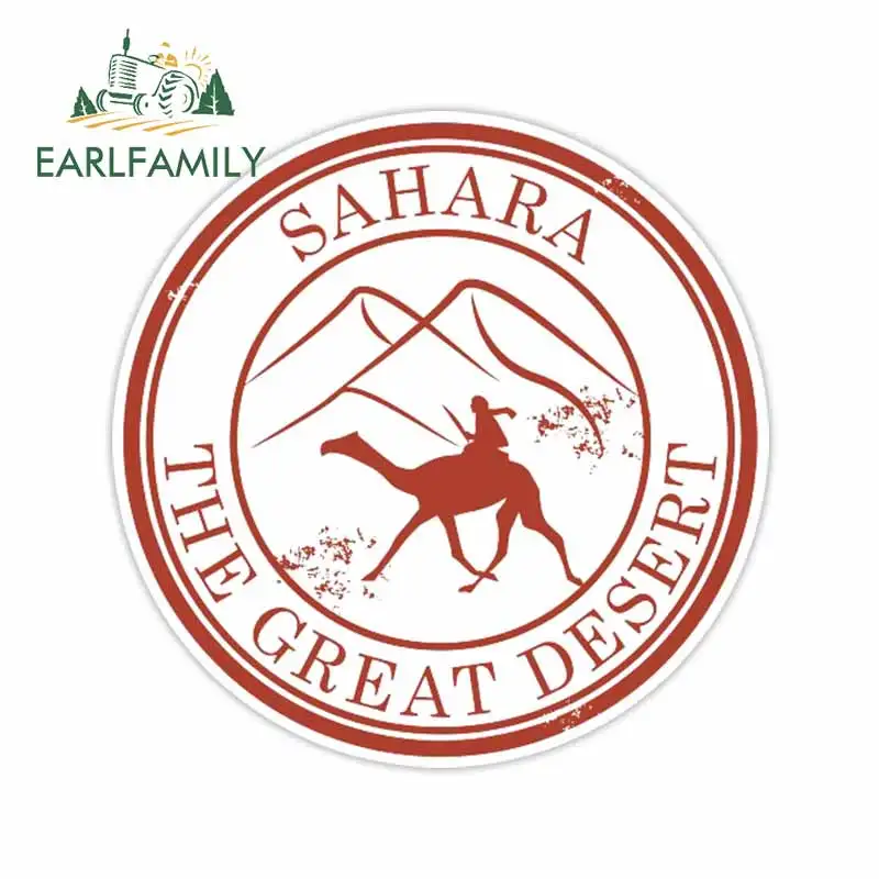 EARLFAMILY 13 см x Sahara Desert виниловая Автомобильная наклейка для ноутбука путешествия