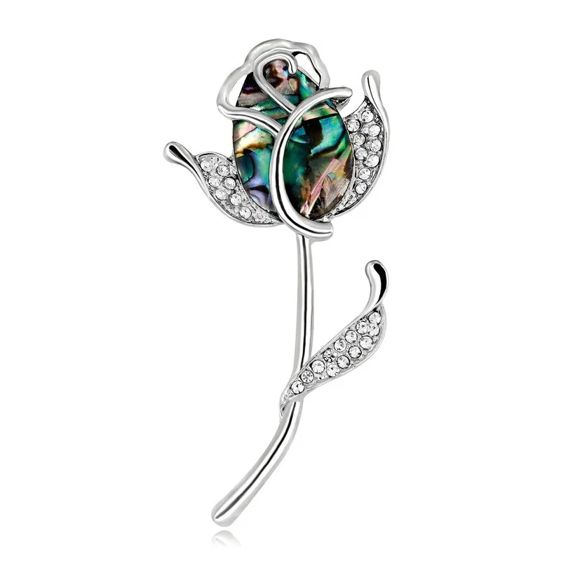 

Broochshell Zinc Alloy Colorful Rose Corsage Brooch Jewelry Accessories Can Be Used As Gifts