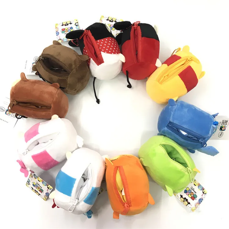 Плюшевый игрушечный пух медведь Микки Минни Дональд Дак Стич кукла 10 см