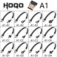 a1 series super short fpc ffc hdcordultra thin flat fpv hdmi compatible cable flexible mini hdmi to micro hdmi ribbon wire 10cm