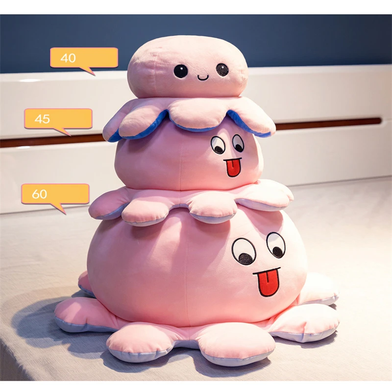 Xxl нетоксичный пузырь pulpo Octopus для-baymaxs фиджет Реверсивный Ключ плюшевая игрушка