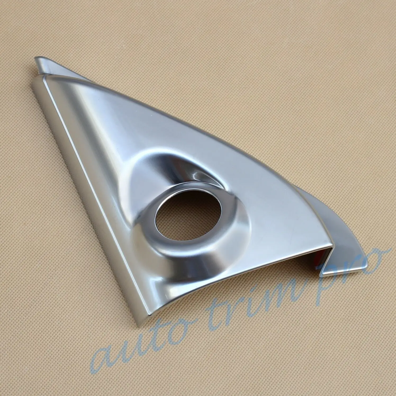 Хром Передняя столб двери Динамик Крышка отделки пригодный для Mitsubishi Outlander