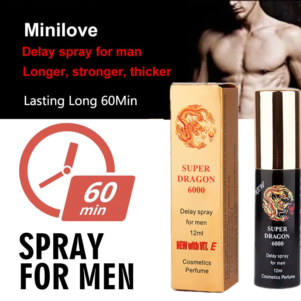 Super Dragon Male 6000 Delay Spray Local Penis Extension Time Lubricant Appeal Thickening Cream