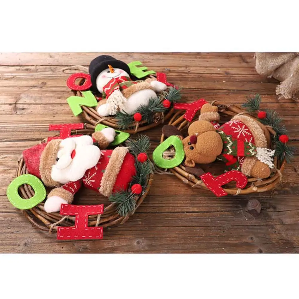 Кукольные подвески венок украшения декор для двери рождественская елка