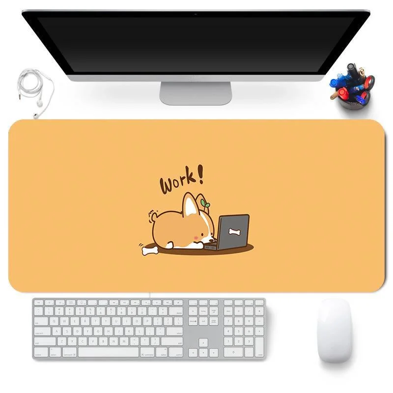 

Cute Mouse Pad Comtuper Desk Mat Large XXL Mousepad Kawaii Gaming Accessoroes Laptop Gamer Keyboard MacBook Waterproof Maus Mat