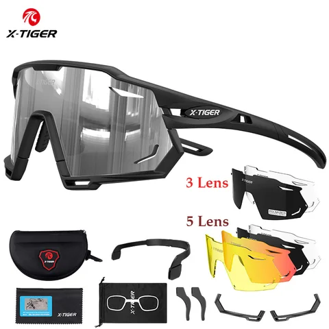 Солнцезащитные очки для велоспорта, Поляризованные, UV400, X-TIGER