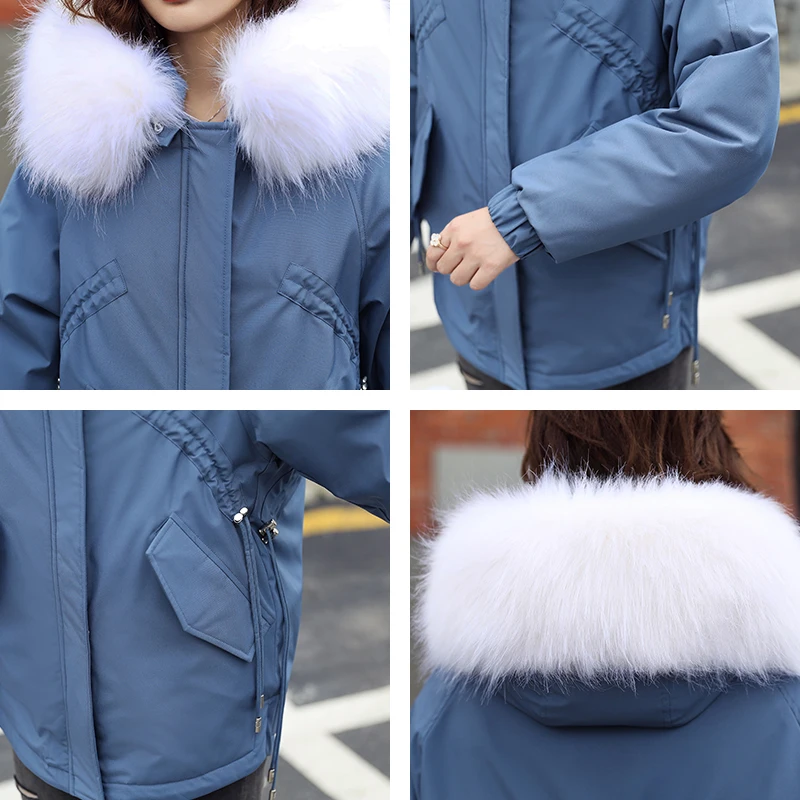 Женская зимняя куртка с капюшоном короткая стильная женская шерстяной